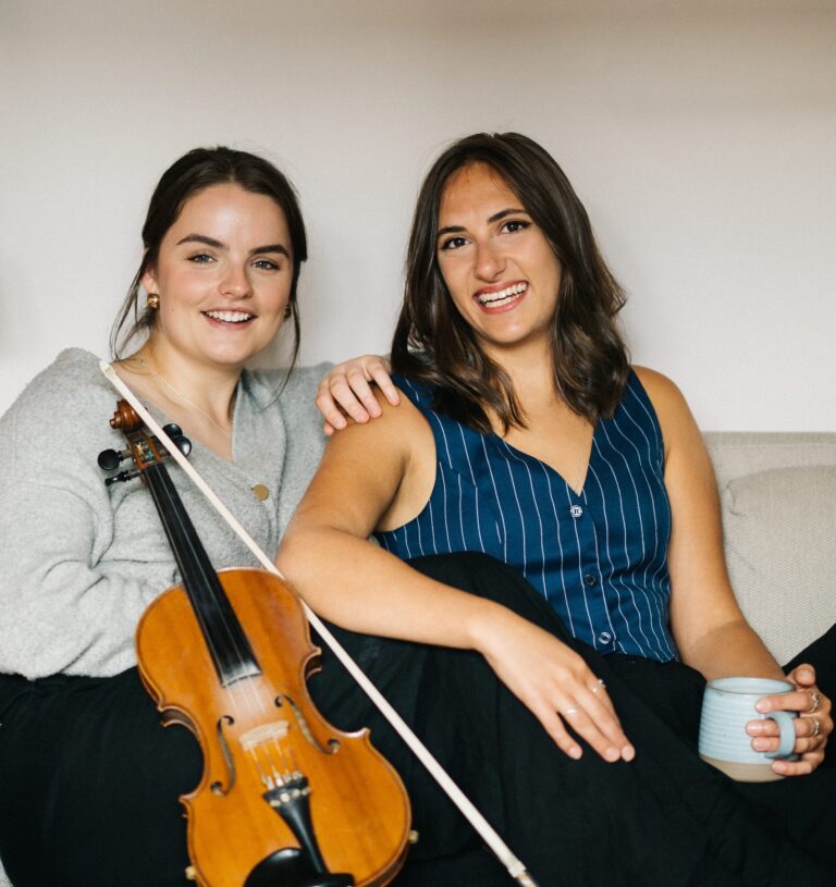 Trad music duo Rachel and Holli