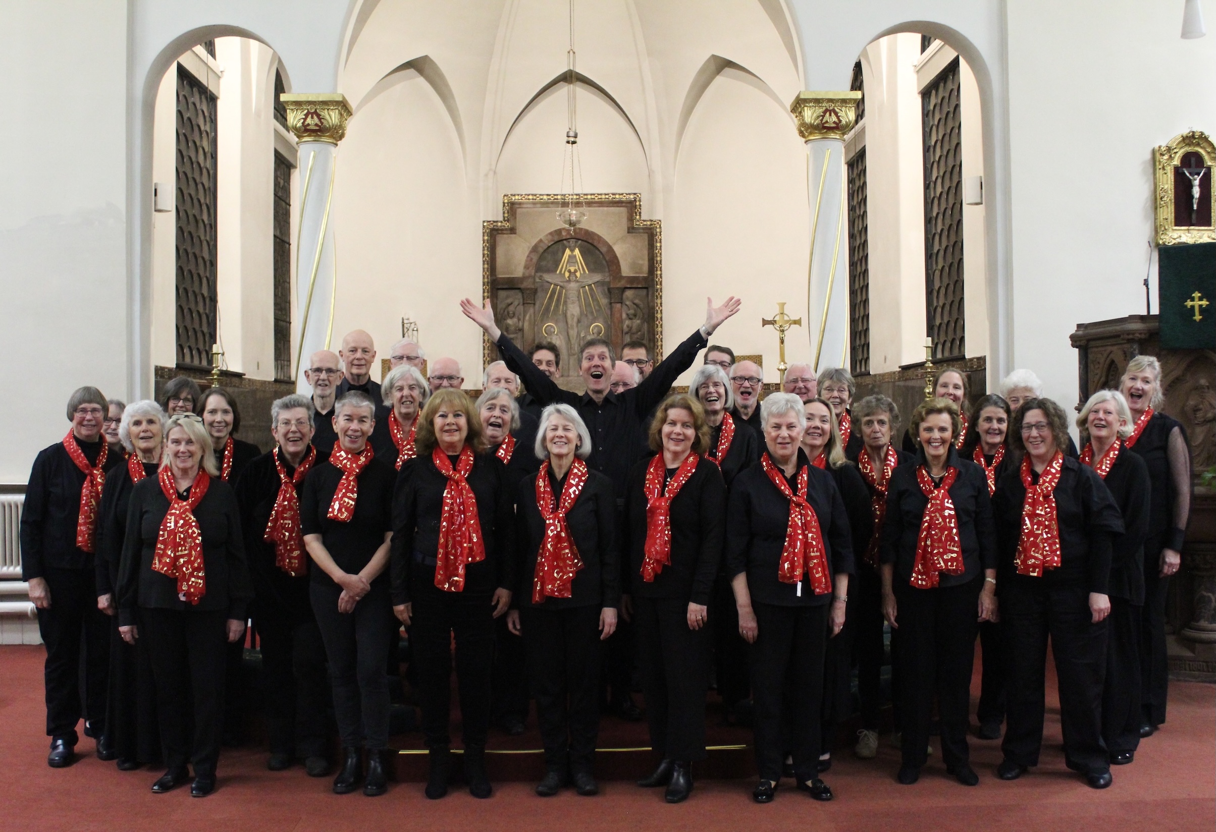 The Hadley Court Singers, with Director Kit Hobkirk