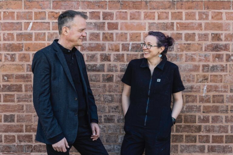 Emily Baines and Arngeir Hauksson of the Amyas Ensemble.