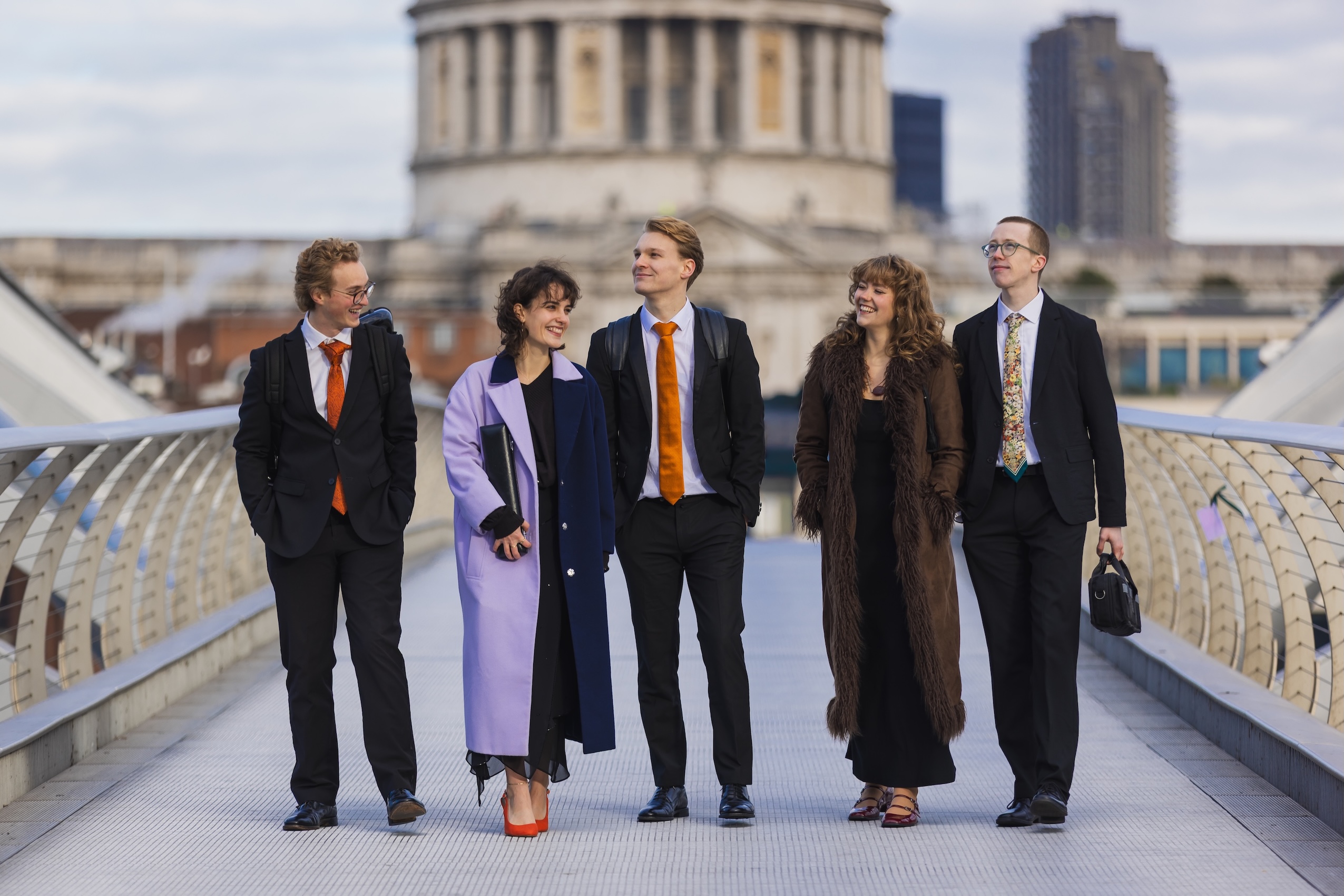 The Lumas Winds musicians.