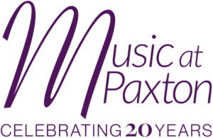 Music at Paxton 20th anniversary logo